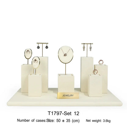 Metal Jewelry Display Stand Set Rings, Necklaces, Earrings, Bracelets, Storage Racks, Jewelry, Window Jewelry, Jewelry Display Props Jim Display