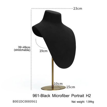 Jewelry display shelves, necklaces, rings, earrings, bracelets, bracelets, display props, microfiber window display sets Jim Display