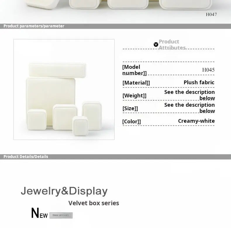 JEWELRY BOX, ENGAGEMENT RING BOX, BRACELET, NECKLACE BOX, PACKAGING BOX, GIFT BOX Jim Display