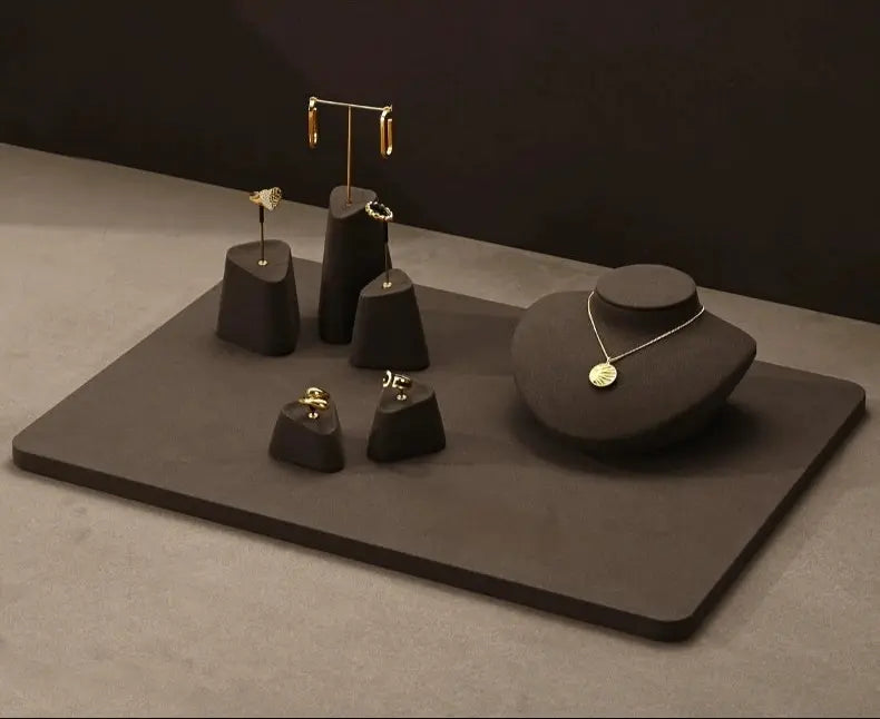 High-end jewelry display props, rings, earrings, necklace display, counter display, jewelry display stand Jim Display