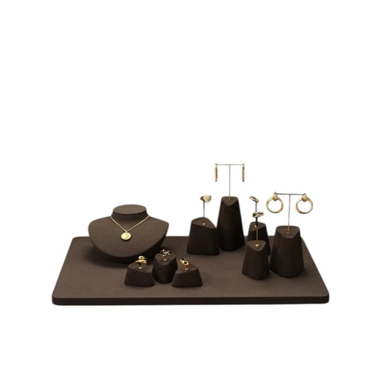 High-end jewelry display props, rings, earrings, necklace display, counter display, jewelry display stand Jim Display
