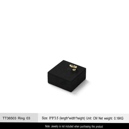 Luxury jewelry display props, high-end metal microfiber necklace, ring counter, jewelry display rack Jim Display