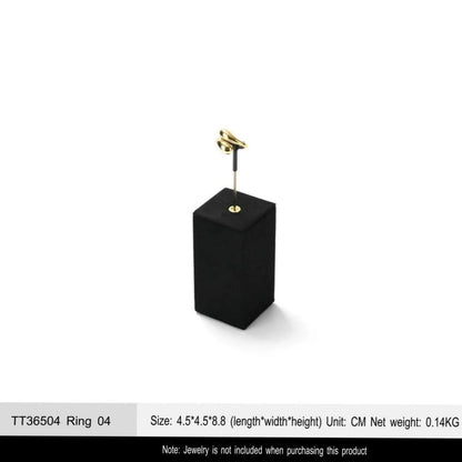 Luxury jewelry display props, high-end metal microfiber necklace, ring counter, jewelry display rack Jim Display