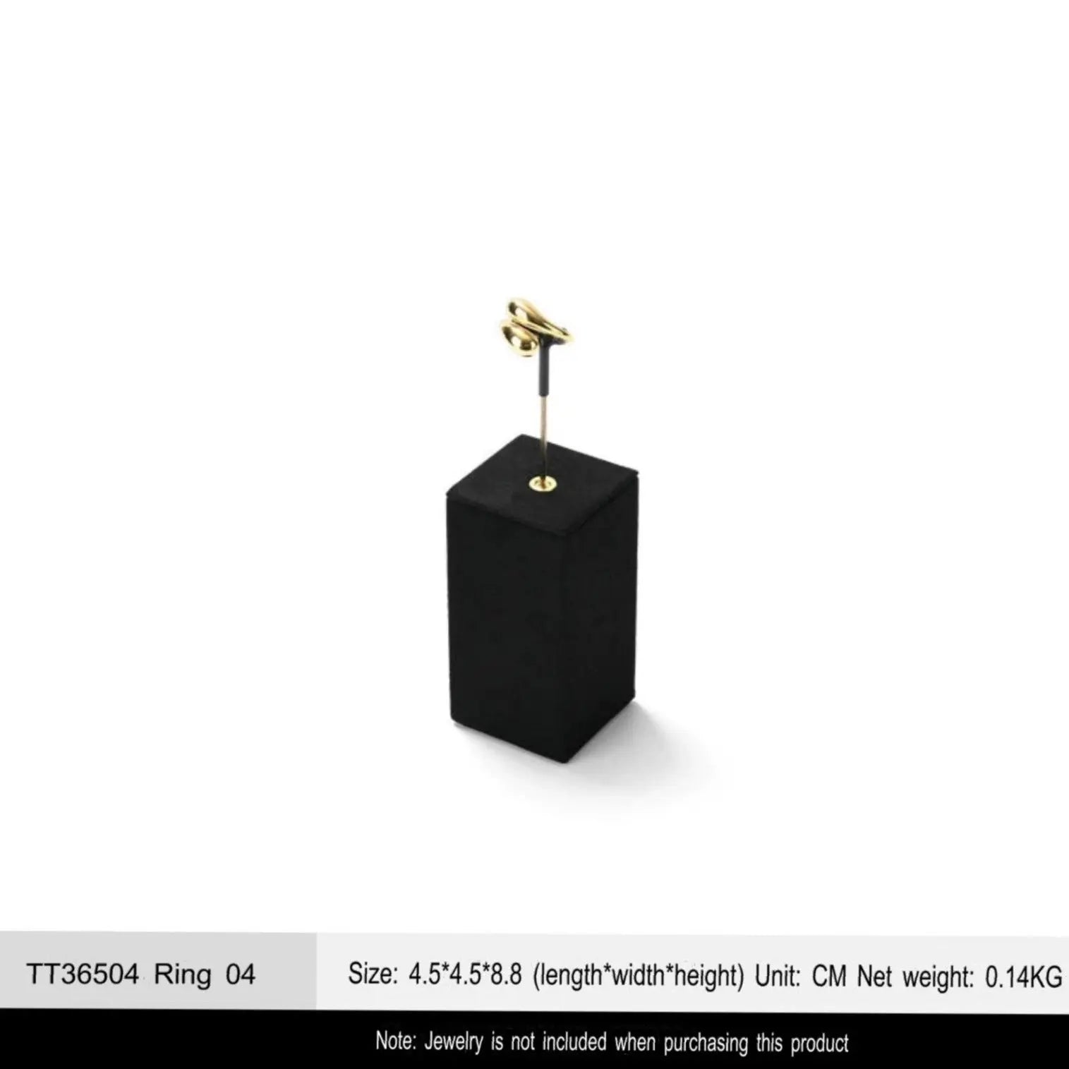 Luxury jewelry display props, high-end metal microfiber necklace, ring counter, jewelry display rack Jim Display