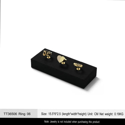 Luxury jewelry display props, high-end metal microfiber necklace, ring counter, jewelry display rack Jim Display