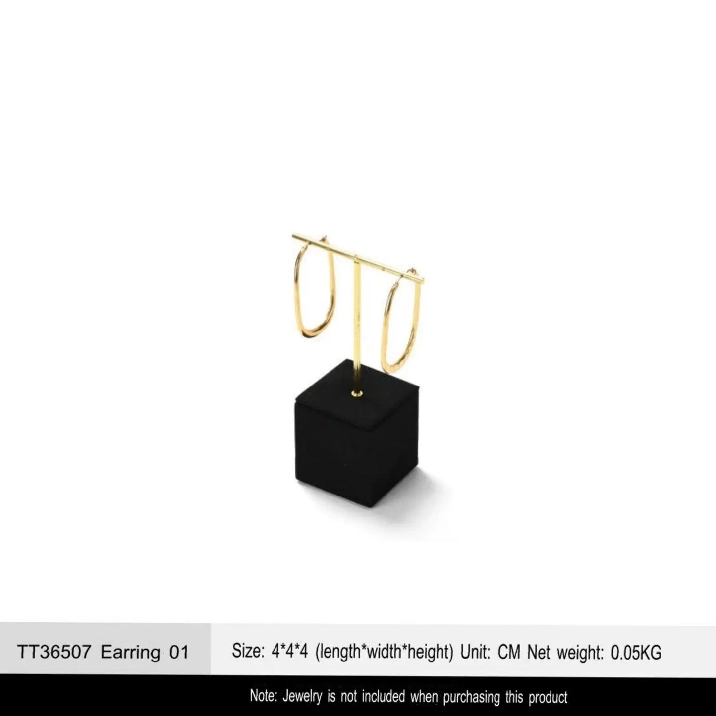 Luxury jewelry display props, high-end metal microfiber necklace, ring counter, jewelry display rack Jim Display