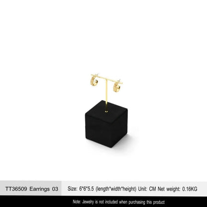 Luxury jewelry display props, high-end metal microfiber necklace, ring counter, jewelry display rack Jim Display