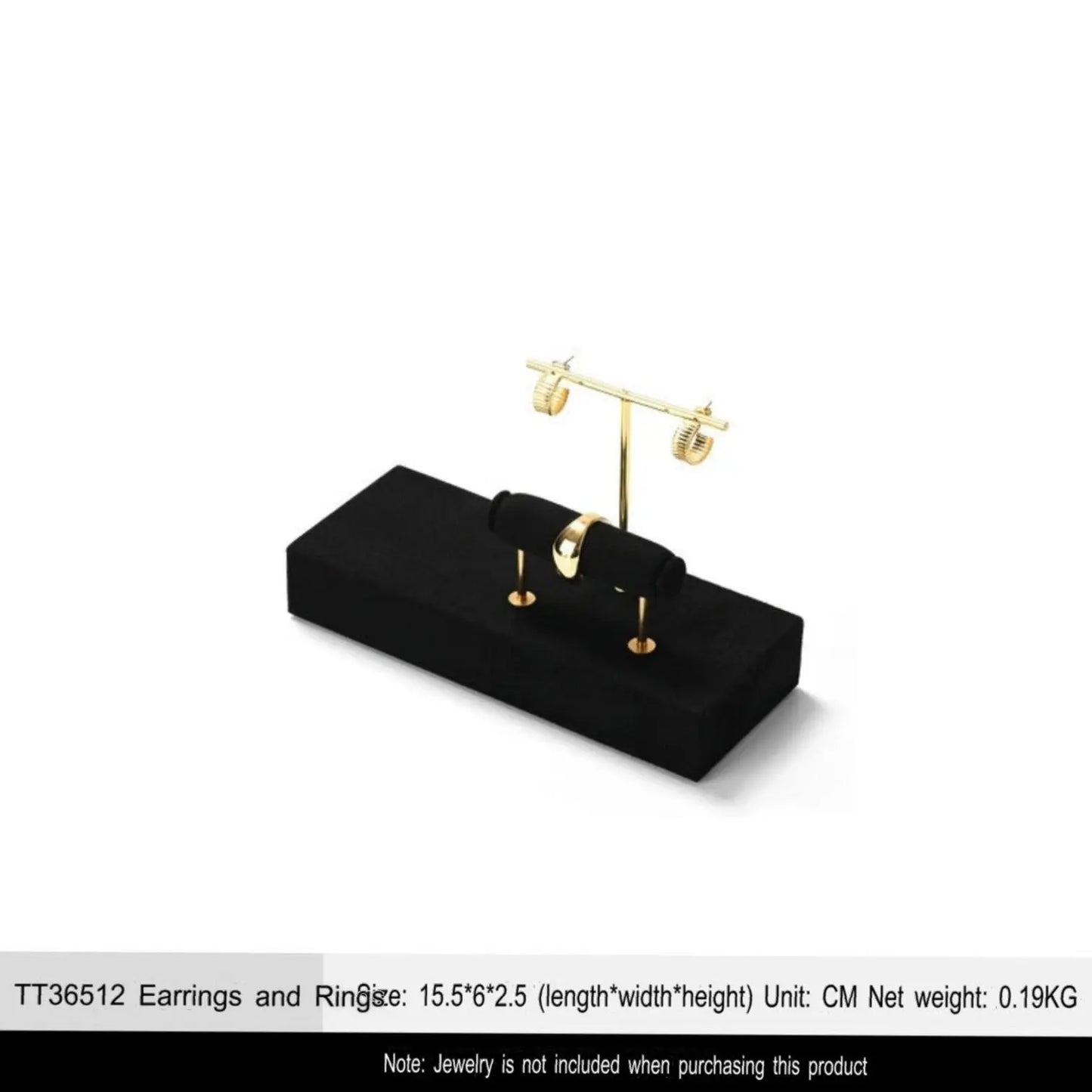 Luxury jewelry display props, high-end metal microfiber necklace, ring counter, jewelry display rack Jim Display