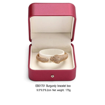 Luxury jewelry box, wedding gift, ring box, bracelet, necklace, bracelet storage box, jewelry packaging, gift box Jim Display