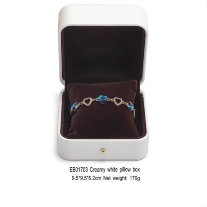 Luxury jewelry box, wedding gift, ring box, bracelet, necklace, bracelet storage box, jewelry packaging, gift box Jim Display