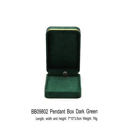 Light Luxury Jet Black Ring Box, Small Fine Jewelry Box, Necklace, Bracelet Jewelry Packaging Box, Gift Box Jim Display