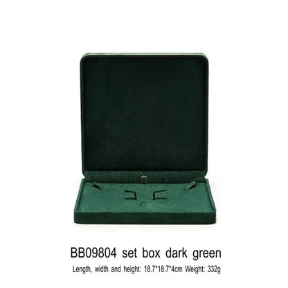 Light Luxury Jet Black Ring Box, Small Fine Jewelry Box, Necklace, Bracelet Jewelry Packaging Box, Gift Box Jim Display