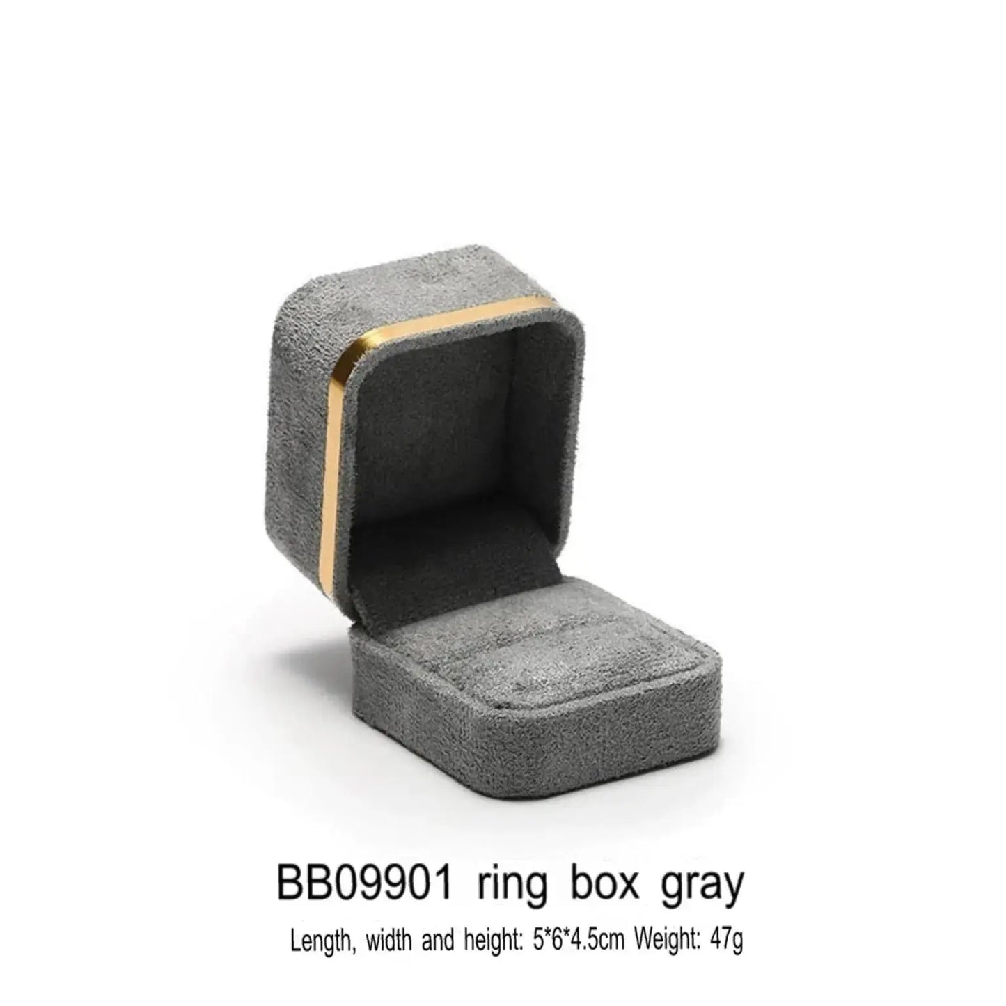 Light Luxury Jet Black Ring Box, Small Fine Jewelry Box, Necklace, Bracelet Jewelry Packaging Box, Gift Box Jim Display