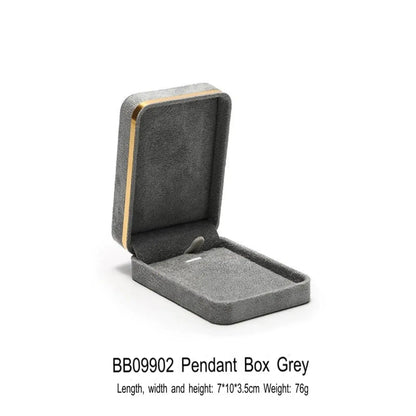 Light Luxury Jet Black Ring Box, Small Fine Jewelry Box, Necklace, Bracelet Jewelry Packaging Box, Gift Box Jim Display