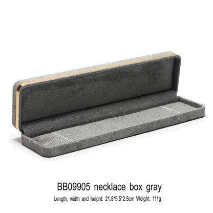 Light Luxury Jet Black Ring Box, Small Fine Jewelry Box, Necklace, Bracelet Jewelry Packaging Box, Gift Box Jim Display