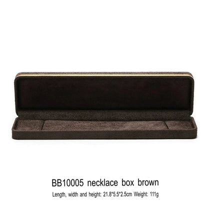 Light Luxury Jet Black Ring Box, Small Fine Jewelry Box, Necklace, Bracelet Jewelry Packaging Box, Gift Box Jim Display