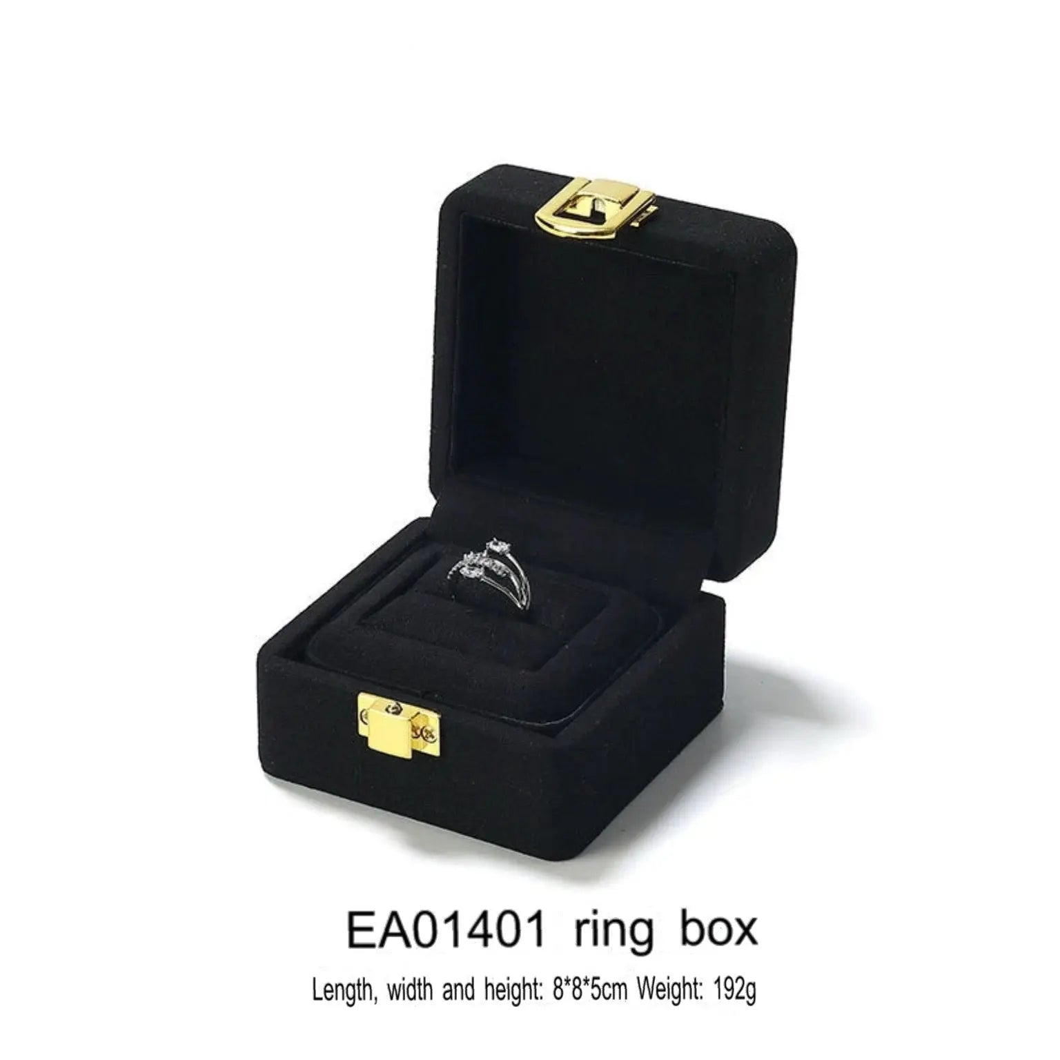 Jewelry Box, Microfiber Metal Buckle, Ring, Pendant Box, Jewelry Storage, Box, Necklace, Gift Box Jim Display
