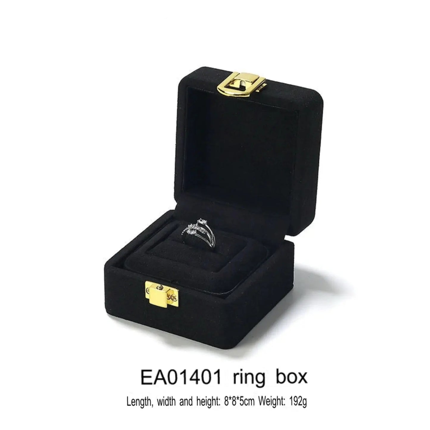 Jewelry Box, Microfiber Metal Buckle, Ring, Pendant Box, Jewelry Storage, Box, Necklace, Gift Box Jim Display