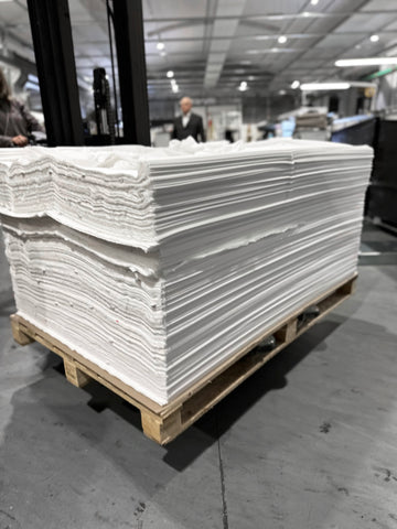 Au Lit Fine Linens Italian Mill - finished fabric on palette