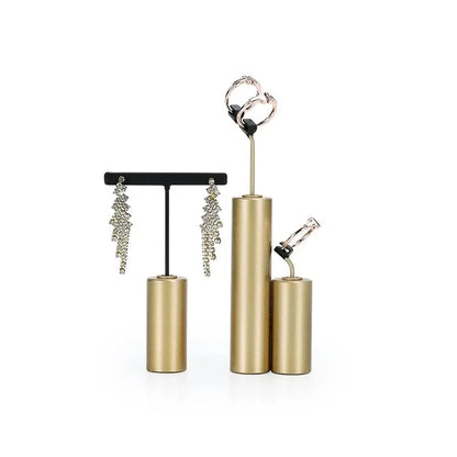 Earrings Display Stand, Ring Display Props, High-grade Metal Drop Earrings, Ring Jewelry Stands, Stud Earrings, Window Display Jim Display