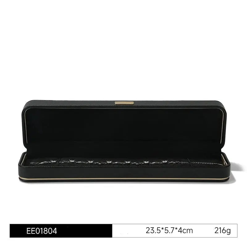 Jewelry box, wedding PU leather ring box, earrings, necklace storage box, confession jewelry packaging, gift box Jim Display
