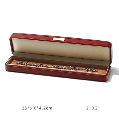 Light luxury Jewelry box high-end export suede inner bracelet bracelet necklace ring box high-end Jim Display