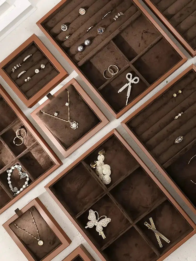 Jewelry tray, jewelry display, placing plate, necklace, earrings, rings, bracelets, display plates Jim Display