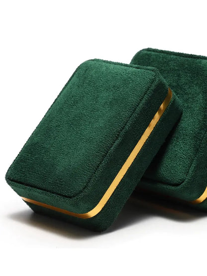 Light Luxury Jet Black Ring Box, Small Fine Jewelry Box, Necklace, Bracelet Jewelry Packaging Box, Gift Box Jim Display