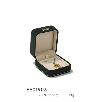 Light Luxury Jewelry Box in Premium Quality Suede, Various Colours Available Jim Display