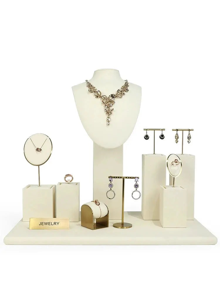 Metal Jewelry Display Stand Set Rings, Necklaces, Earrings, Bracelets, Storage Racks, Jewelry, Window Jewelry, Jewelry Display Props Jim Display