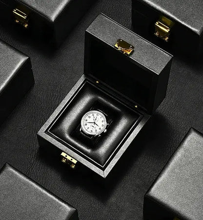FANXI luxury watch box light luxury PU leather travel watch packaging box watch gift box portable storage box