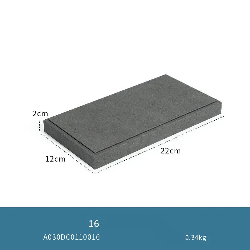 Gray microfiber jewellery display props, necklaces, pendants, earrings, rings, jewelry displays, jewelry display jewelry display shelves Jim Display