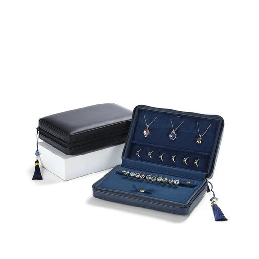 Leatherette traveling jewelry case, multi-jewelry case, jewelry display, jewelry exhibition traveling case Jim Display