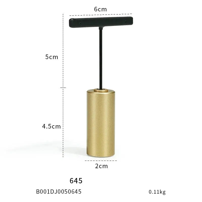 Earrings Display Stand, Ring Display Props, High-grade Metal Drop Earrings, Ring Jewelry Stands, Stud Earrings, Window Display Jim Display
