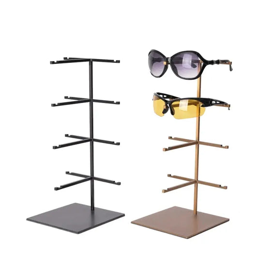 Stainless steel glasses display rack glasses store storage rack display props sunglasses sunglasses table stand new style Jim Display