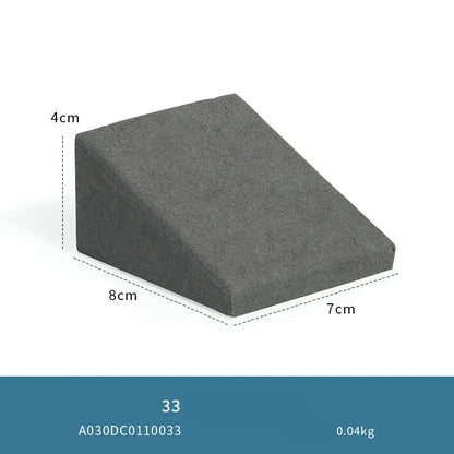 Gray microfiber jewellery display props, necklaces, pendants, earrings, rings, jewelry displays, jewelry display jewelry display shelves Jim Display