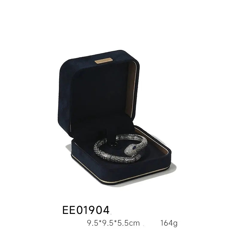 Light Luxury Jewelry Box in Premium Quality Suede, Various Colours Available Jim Display