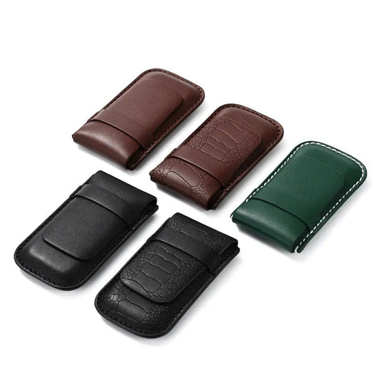 High-end leather watch storage bag, portable carry-on watch storage bag, travel watch bag, protective bag Jim Display