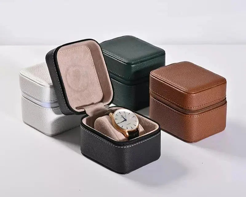 Watch Storage Box, Watch Box, Dustproof, Portable, Travel, Leather Watch, Quartz Watch, Storage Box Jim Display