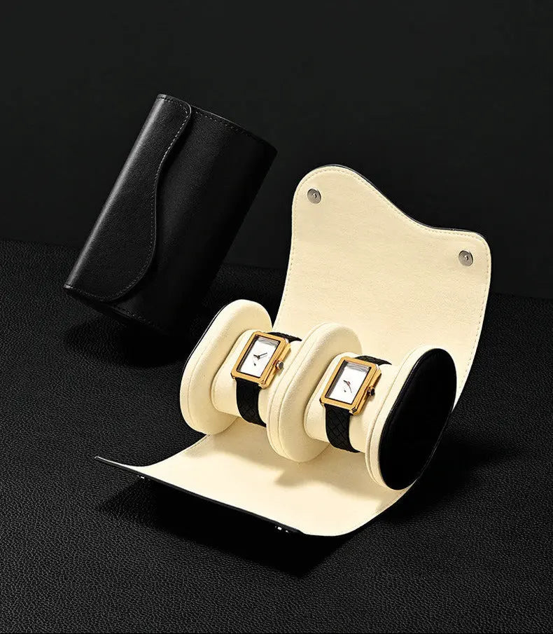 High-end PU leather watch storage box portable travel storage box men's and women's watch protective case Jim Display