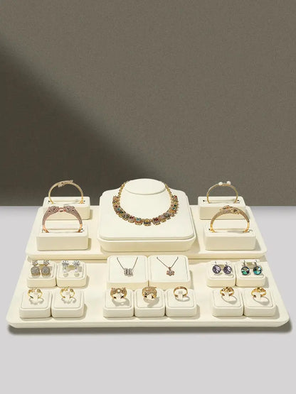 Luxury Jewelry Display Props, Rings, Necklaces, Earrings, Jewelry Counter Display Racks, Light Luxury Jewelry Display Jim Display