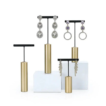 Earrings Display Stand, Ring Display Props, High-grade Metal Drop Earrings, Ring Jewelry Stands, Stud Earrings, Window Display Jim Display
