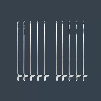 Cultural play beading tool, tee crochet needle, ultra-fine hook needle, bead string, lead string, fine hole, cultural play beaded fine needle Jim Display