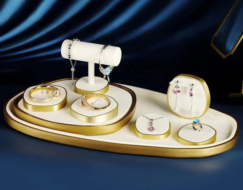 Jewellery display, light luxury window decoration tray set jewelry props Jim Display