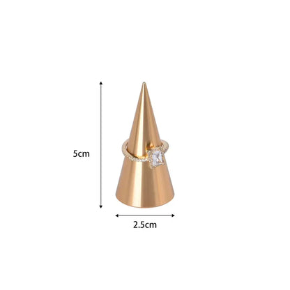Tapered Metal Ring Display Holder Earrings Rack Display Stand Jewelry Shooting Props Stud Earrings Stands Jim Display
