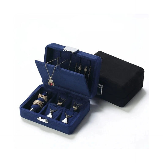 Jewelry storage box, jewelry box, necklace bracelet ring storage box, portable set jewelry box Jim Display