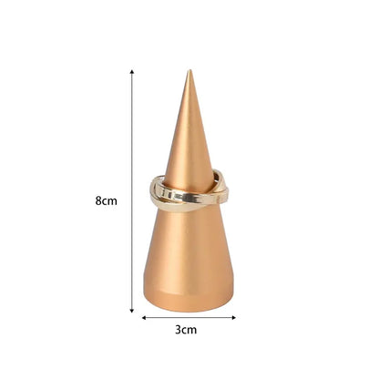 Tapered Metal Ring Display Holder Earrings Rack Display Stand Jewelry Shooting Props Stud Earrings Stands Jim Display