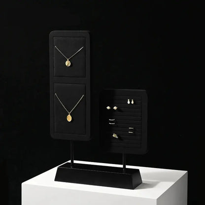 High Grade Jewelry Display Props Premium Black Ring Earrings Necklace Jewelry Display Stand Jim Display