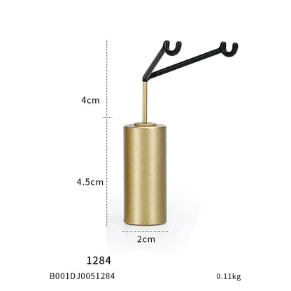 Earrings Display Stand, Ring Display Props, High-grade Metal Drop Earrings, Ring Jewelry Stands, Stud Earrings, Window Display Jim Display