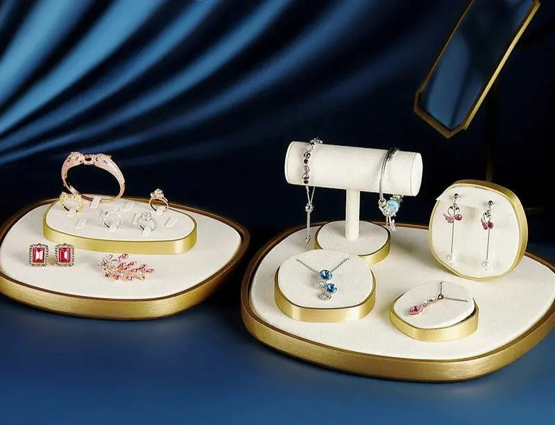 Jewellery display, light luxury window decoration tray set jewelry props Jim Display